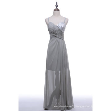 Pearl Grey Real Sample 2017 Evening Prom Dress